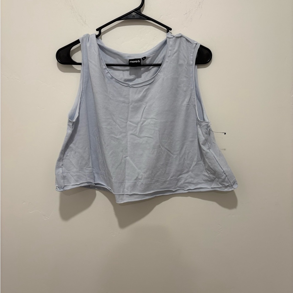 NWOT Mono b oversize crop tank